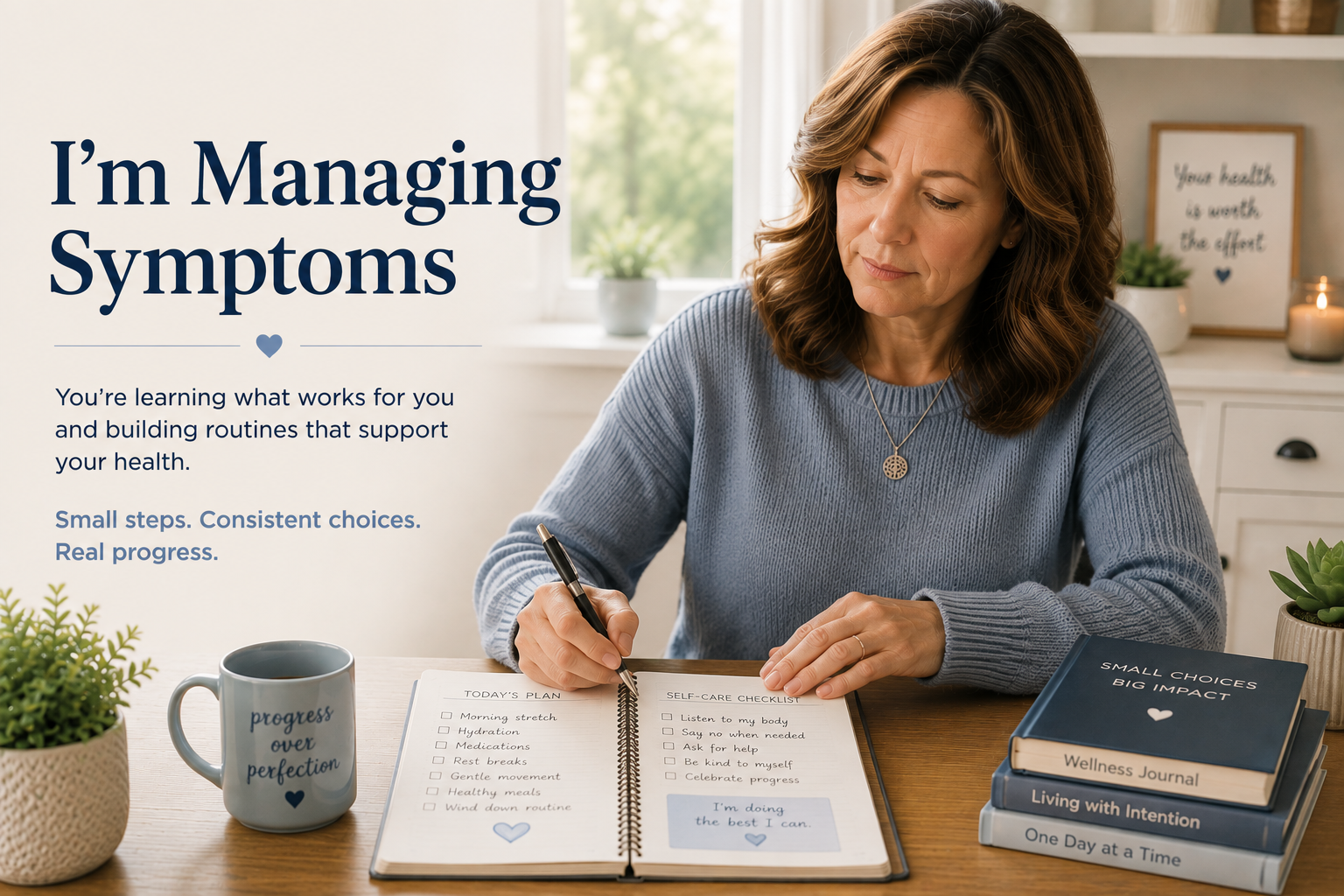 I’m Managing Symptoms diagnosis of Sjogren’s disease