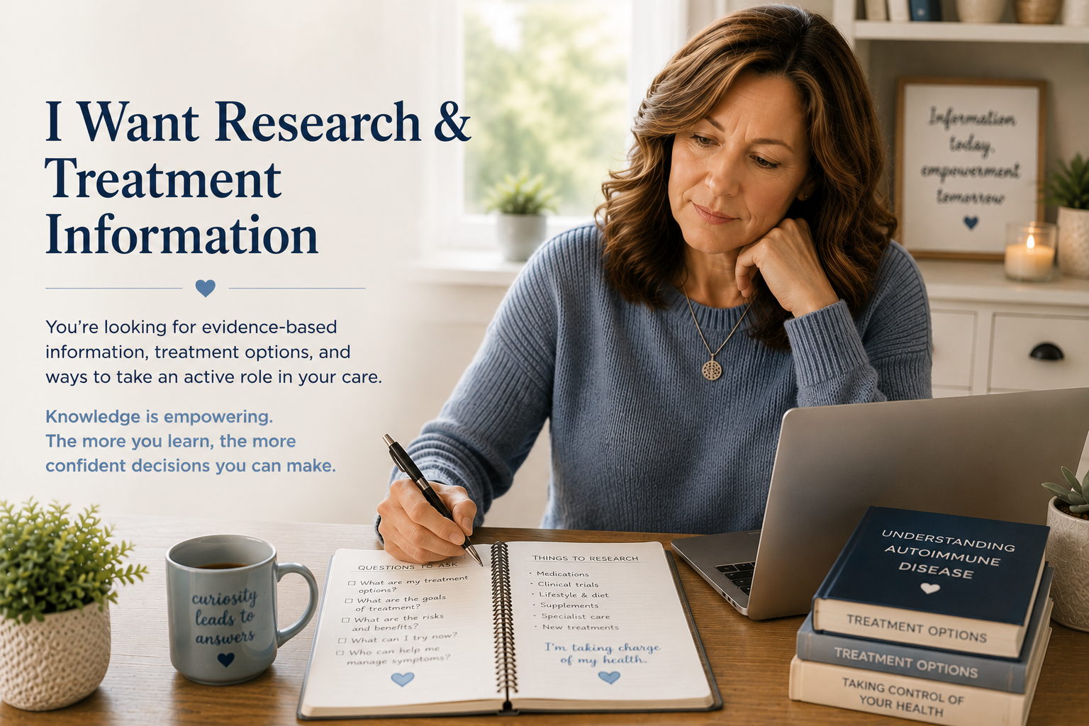 I Want to Know About Research & Treatments